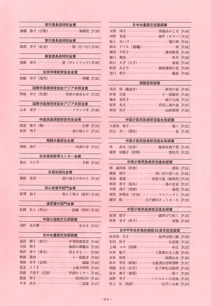 1998年 第6回 日中水墨画交流展-3